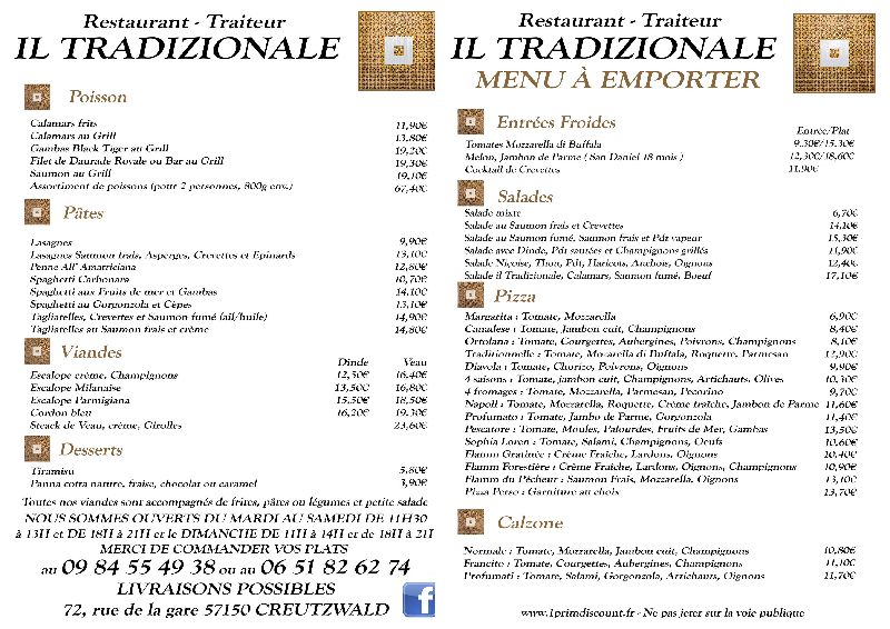 carte qr il tradizionale